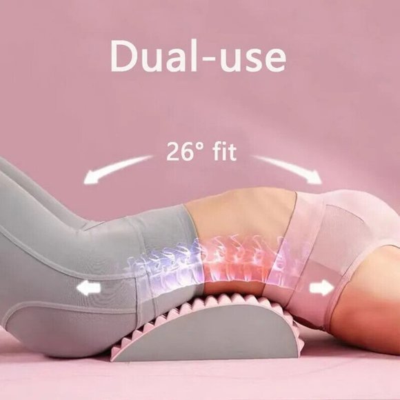 Back Stretcher Pillow Lumbar Support Massager - Picture 3 of 8